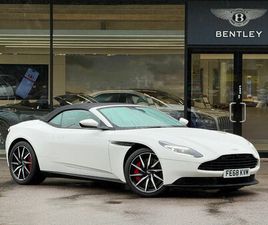 ASTON MARTIN DB11 VOLANTE 4.0 V8 VOLANTE 2DR PETROL AUTO EURO 6 (START/STOP) (510 PS)