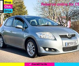 2009 TOYOTA AURIS 1.4 LIMITED EDITION 5DR HATCHBACK PETROL MANUAL