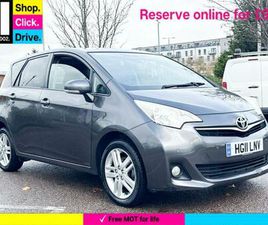 2011 TOYOTA VERSO 1.33 DUAL VVT-I T SPIRIT MPV 5DR PETROL MANUAL EURO 5 (98 PS) MPV PETROL MANUAL
