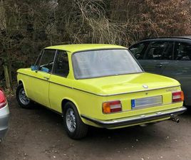 BMW 1802 70S GELB ANALOGER FAHRSPAß STATT MUSEUMSS