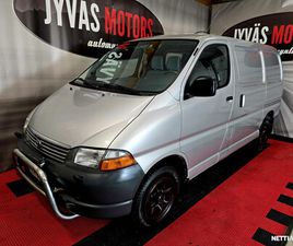 VAN 2,5 D4D 4X4 HUIPPUSIISTI,ALV VÄHENNYSKELPOINEN,JUURI LAITETTU ALKAVAT RUOSTEET,HIEKKAPUHALLETTU VANTEET, UUDET RENK.