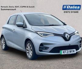 2021 (21) ZOE 100KW ICONIC R135 50KWH RAPID CHARGE 5DR AUTO HATCHBACK