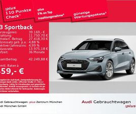 AUDI A3 SPORTBACK 40 TFSI E S TRONIC AHK/HUD/NAVI+