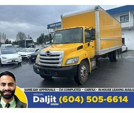 HINO MOTORS 338 2016 HINO 338 26’ BOX + LIFTGATE + HYDRAULIC BRAKE + RELIABLE