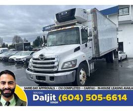 2019 HINO 338 26’ REEFER + TUCKAWAY LIFTGATE + HYDRAULIC BRAKE
