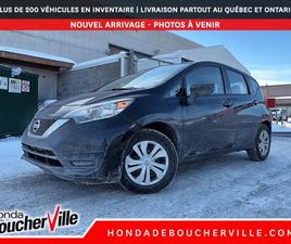 NISSAN VERSA NOTE 2018 NISSAN VERSA NOTE S AUTOMATIQUE, CLIMATISEUR,