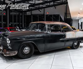 1955 CHEVROLET BEL AIR RESTOMOD ROADSTER SHOP CHASSIS LS OVER $60K+