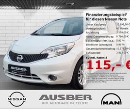 NISSAN NOTE ACENTA AROUNDVIEWMONITOR GANZJAHRESREIFEN N