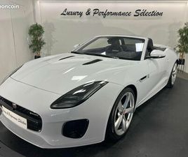 JAGUAR F-TYPE CABRIO P380 JAGUAR F-TYPE CABRIOLET PHASE 2 3.0 V6 S 380CH R-DYNAMIC - 38000KM - PEINTURE NACRÉE - OPTIONS +++