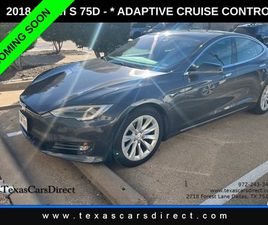 GRANDIN DALLAS USED 2018 TESLA MODEL S 75D DALLAS TX 75234
