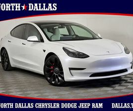 USED 2022 TESLA MODEL 3 PERFORMANCE DALLAS TX 75234