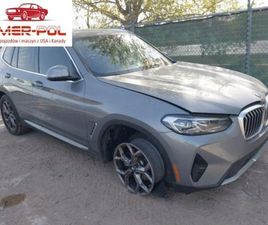 BMW X3 SDRIVE 30I BMW X3 SDRIVE30I 2024 2.0L 2.0 BENZYNA 248KM