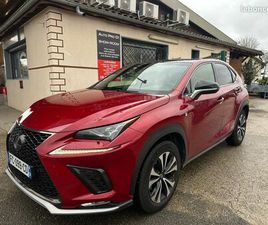 LEXUS LX 300H 2.5 VVT-I 197 CV HYBRID AWD F SPORT 4X4 TOUTES OPTIONS ATTELAGE CUIR ROUGE NOIR
