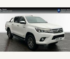 TOYOTA HILUX DOUBLE CABINE 2.4 D-4D INVINCIBLE AUTO 4WD EURO 6 (START/STOP) 4DR (TSS)