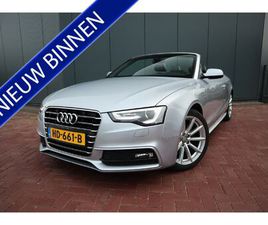 AUDI A5 CABRIOLET 1.8 TFSI SPORT EDITION AUTOMAAT S-LINE LEDEREN SPORTSTOELEN HOOFDVERWARMING NAVIGATIE XENON