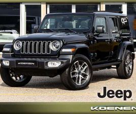 JEEP WRANGLER CONVERTIBLE 4XE SAHARA 4WD AUTO. 20 LM / SKY ONE SOFTTOP / 250