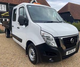 NISSAN NV400 2.3 DCI 35 TEKNA CHASSIS DOUBLE CAB TIPPER 4DR DIESEL MANUAL FWD L3 EURO 6 (START/STOP) (150 PS)