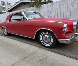 1962 SUPERCHARGED STUDEBAKER HAWK GT COUPE, 289, 4 SPEED, NO RUST