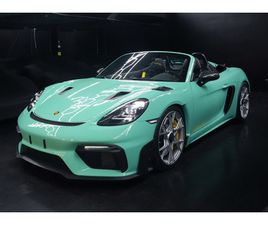 PORSCHE 718 BOXSTER SPYDER RS 2025 PORSCHE 718 SPYDER RS - VAT Q - 352 KM