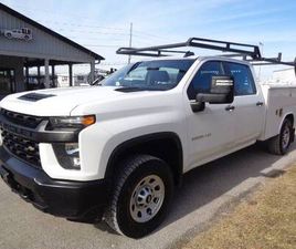 2021 CHEVY SILVERADO 3500HD CREW CAB 4X4 8’ SERVICE BED W/LADDER RACK