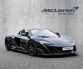 MC LAREN 675LT SPIDER MCLAREN 675LT SPIDER ONYX BLACK, CARBON LOUVRES, MERADIA