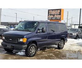 2006 FORD ECONOLINE XL, V8, 5 PASSENGER, CARGO VAN, CERTIFIED