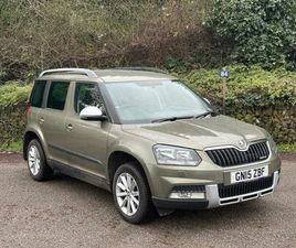 2015 SKODA YETI 1.6 TDI CR SE GREENLINE II 5DR HATCHBACK DIESEL MANUAL