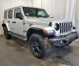 JEEP WRANGLER 2022 UNLIMITED SAHARA ALTITUDE 4X4 SIEGES CHAUFFANTS VOLANT CHAUFFANT NAVIGATION