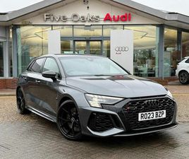 AUDI RS3 2.5 TFSI CARBON BLACK SPORTBACK 5DR PETROL S TRONIC QUATTRO EURO 6 (START/STOP) (400 PS)