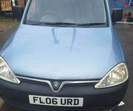 VAUXHALL, COMBO, CAR DERIVED VAN, 2006, MANUAL, 1686 (CC)