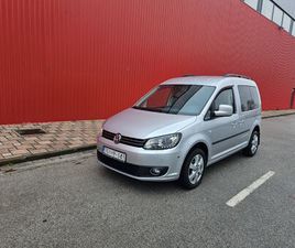 VOLKSWAGEN CADDY UTILITAIRE VW CADDY 1,6 TDI 5 SJEDALA-PUTNIČKI, 2013 GOD.