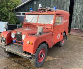 LAND ROVER 80 SÉRIE 1 VÉHICULE DE POMPIERS 4X4 DE 1955