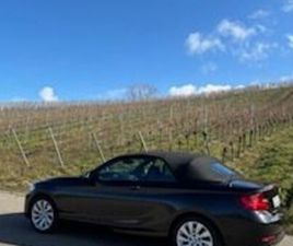 BMW 218I CABRIO ADVANTAGE SCHWARZ METALLIC U. WINDSC
