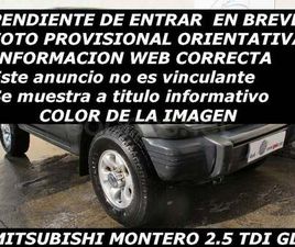 MITSUBISHI MONTERO MITSUBISHI MONTERO 2.5TDI GLX