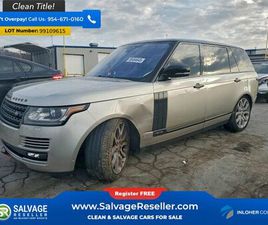 LAND ROVER RANGE ROVER LWB 2017 LAND ROVER RANGE ROVER LONG WHEELBASE SUPERCHARGED