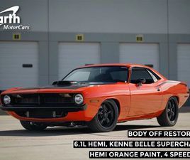 PLYMOUTH CUDA 1970 PLYMOUTH HEMI CUDA RECREATION - 6.1L HEMI