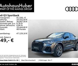 AUDI Q3 SPORTBACK 40 TFSI QUATTRO S TRONIC S LINE KAM