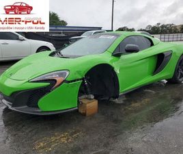 MCLAREN 650S SPIDER 2016 3.8L 3.8 BENZYNA 641KM