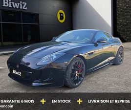 JAGUAR F-TYPE P340 JAGUAR F-TYPE COUPE 3.0 V6 340 CH BVA8 /PACK DESIGN SPORT/BLACK PACK EXTÉRIEUR/PACK TECHNOLOGIE/S...