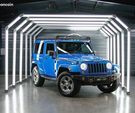 JEEP WRANGLER JEEP WRANGLER 2.8 CRD 200 FAP POLAR BVA ATTELAGE / CG MOITIE PRIX / GALERIE / PHARES LED / BLU