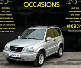 VENTE A DISTANCE LIVRAISON FRANCE SUZUKI GRAND VITARA 1.6 VVT 94CH 3P 4X4 CLIM JANTES ALU FAIBLE KM 1ERE MAIN