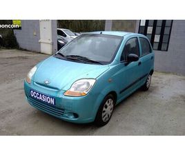 CHEVROLET MATIZ 1.0I – 2007 – 254 000 KM – VENDU EN L’ÉTAT