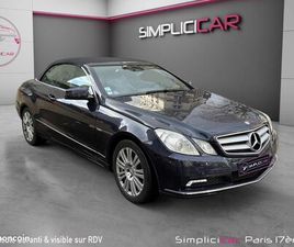 MERCEDES CLASSE E CABRIOLET 200 CGI BLUEEFFICIENCY EXECUTIVE
