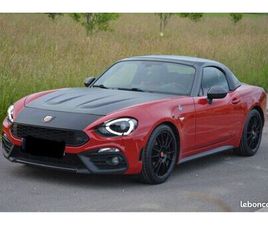 ABARTH 124 GT CARBONE ROUGE – FULL OPTIONS – BOÎTE MANUELLE – RARE