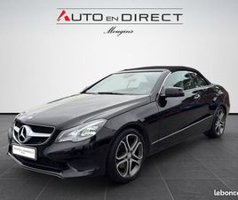 MERCEDES CLASSE E CABRIOLET E 250 CDI FAP - BVA 7G-TRONIC PLUS CABRIOLET - BM 207 EXECUTIVE - BVA PHASE 2