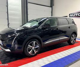 PEUGEOT 5008 PH2 BOITE AUTOMATIQUE 1,5 BLUE-HDI 130CH ALLURE PACK 7PLACES / NOIR / ATTELAGE / CARPLAY / CAMERA DE RECULE / PREMIERE MAIN / GARANTIE / DISPONIBLE