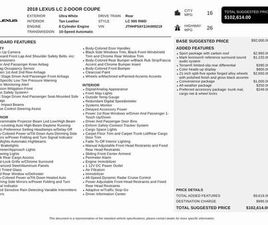 USED 2018 LEXUS LC 500 BASE