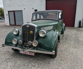 WOLSELEY - 14/60 - NO RESERVE - 1938