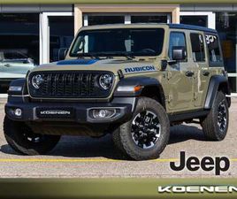 JEEP WRANGLER CONVERTIBLE JEEP WRANGLER - 4XE 380PK AUTO. 4X4 RUBICON 1941 2500 KG TREKGEWICHT