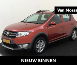 DACIA SANDERO STEPWAY DACIA SANDERO STEPWAY - 0.9 TCE 90 PK LAURÉATE AIRCO | NAVIGATIE | BLUETOOTH | TREKHAAK | PARKEERSENSOREN ACHTER